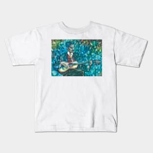 JAMES JOYCE - watercolor portrait .6 Kids T-Shirt